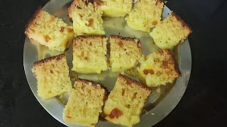 No egg no curd fruit  custard cake recipe  in telugu 