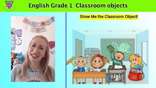 English grade 1: Episode 7: Classroom Objects Part 1