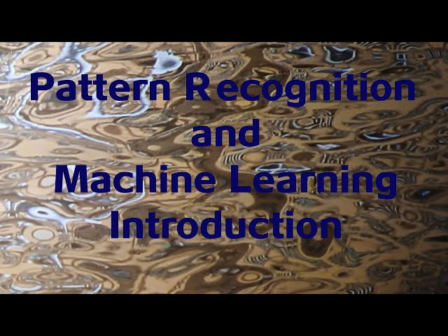 Pattern Recognition and Machine Learning - YouTube