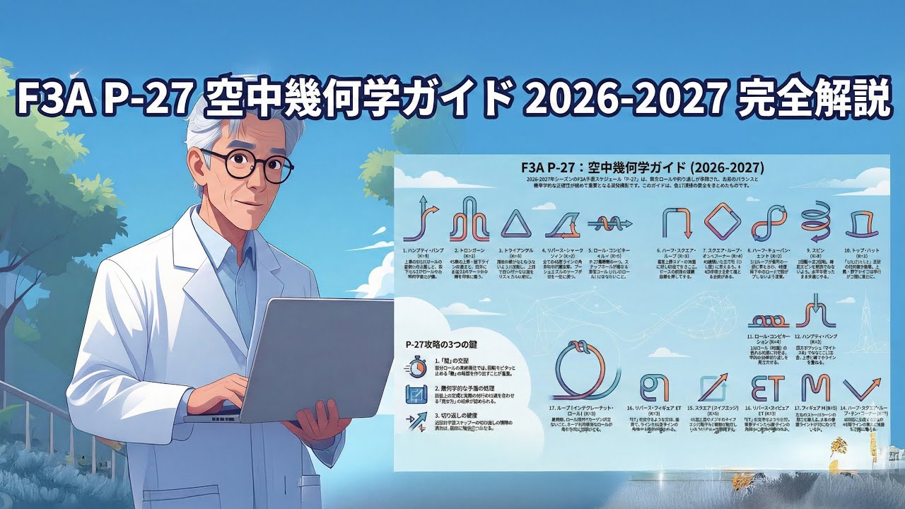 F3A P 27：空中幾何学ガイド R.1/5 (AI:NoteBookLM) - YouTube