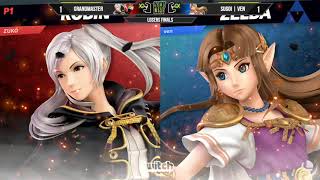 Game Nest Smash It Up: Grandmaster (Robin) vs Sugoi | Ven (Zelda) - Losers Finals
