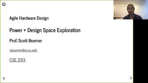 Lecture 18 - Power + Design Space Exploration