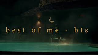 "best of me" - bts but you're alone chilling by the pool outside a party