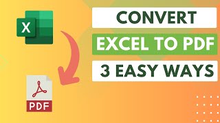 Convert Excel to PDF in 3 Easy Ways Convert Excel to PDF in 3 Easy Ways