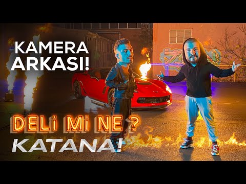 KATANA❗️ve DELİ Mİ NE⁉️ ile Yağmurun Altında Klip Kamera Arkası❗️