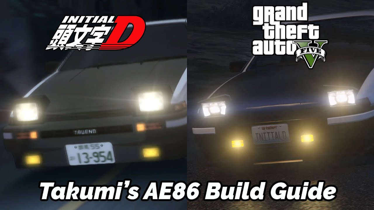 Initial D 1st stage opening in GTA 5. 