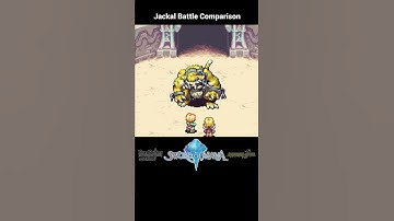 Comparison of first boss battle in Final Fantasy Adventure (GB), Sword of Mana (GBA), & Adv of Mana