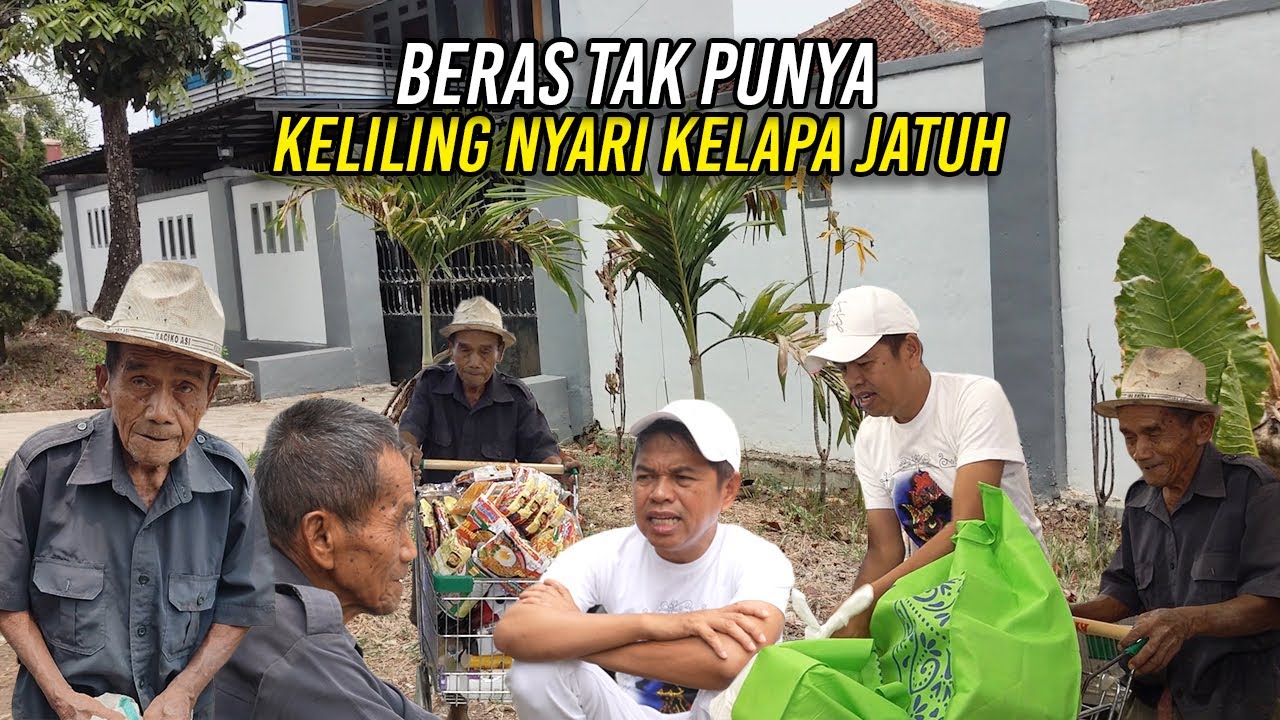 KAKEK BERUSIA 89 TAHUN | BERAS TAK PUNYA CARI KELAPA JATUH UNTUK DIJUAL