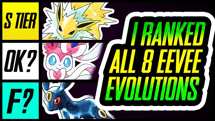 I Ranked ALL 8 Eevee Evolutions | Pokemon | Mr1upz