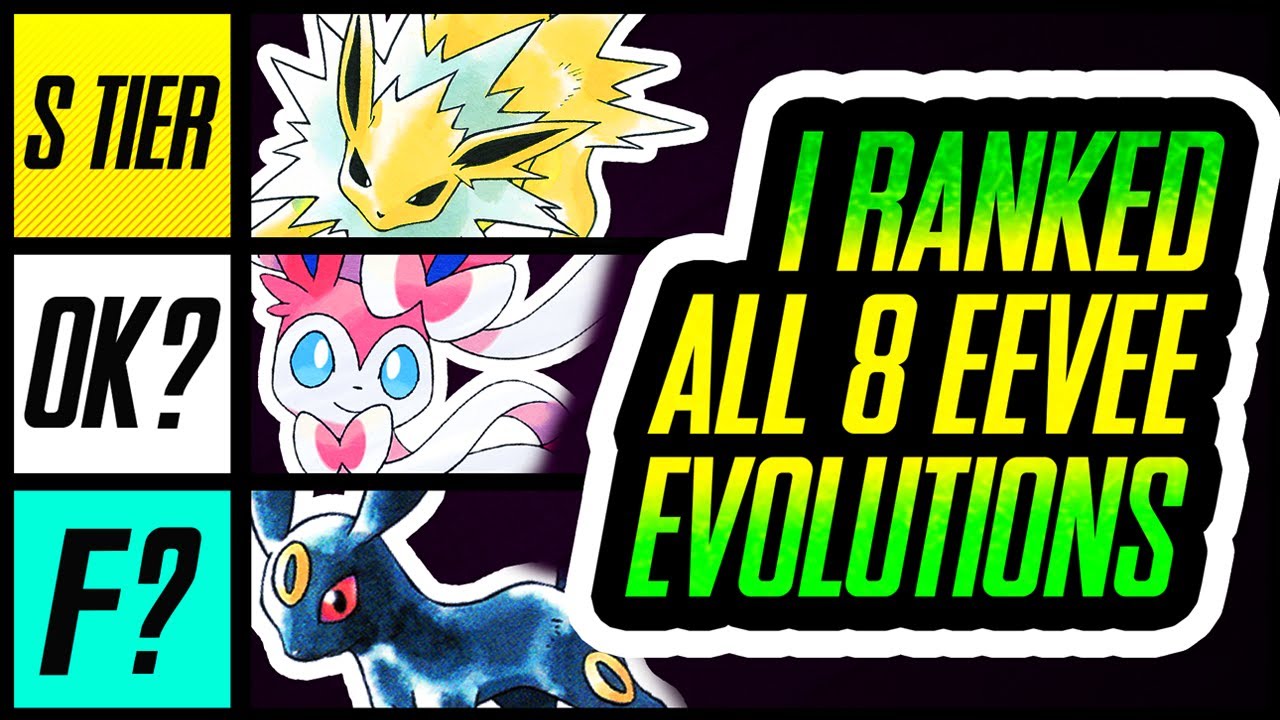 All 8 Eevee Evolutions In Pokémon, Ranked By Strength