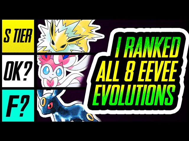 Top 8 Eevee Evolutions in Pokémon - LevelSkip