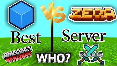 Cubecraft VS Zeqa server comparison | #Minecraft