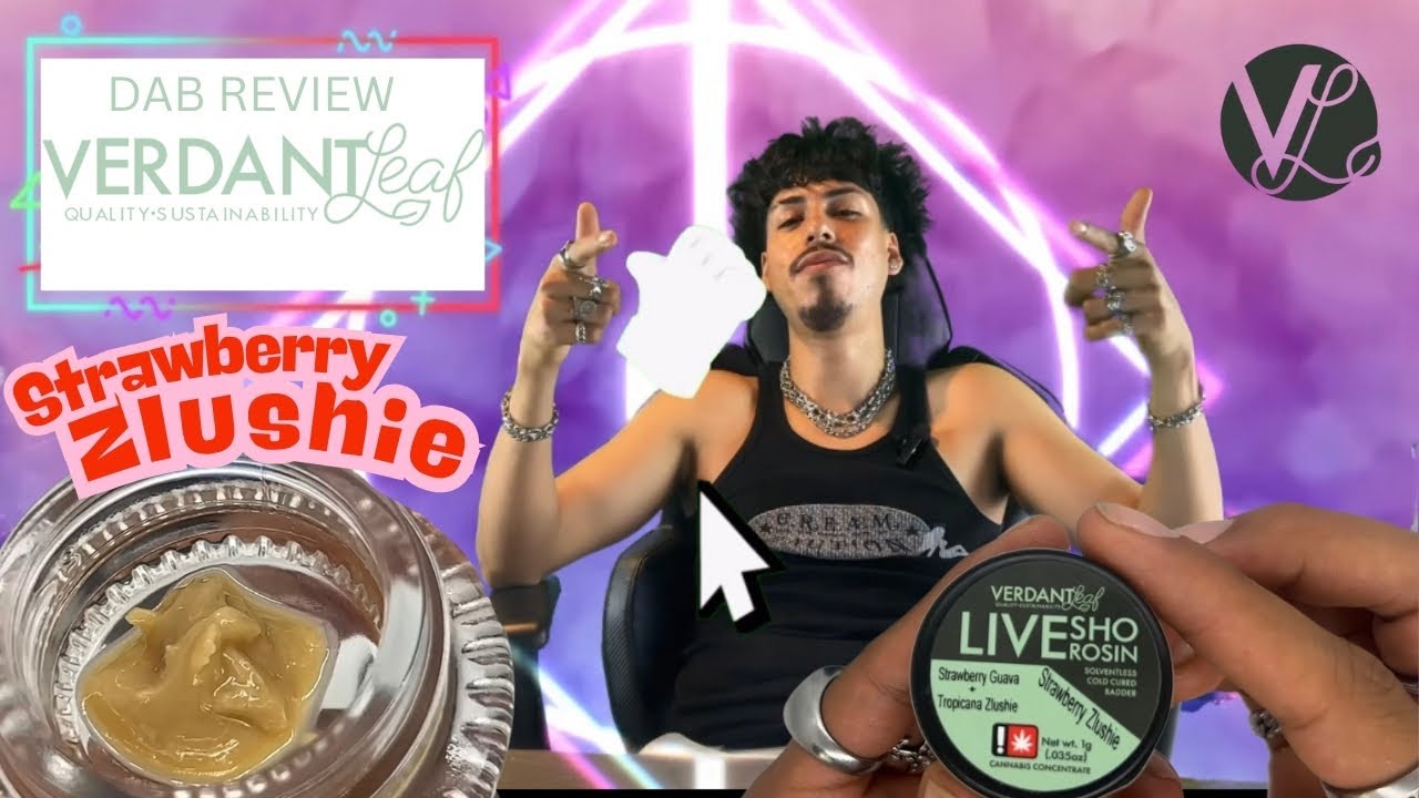 Dab Review: Verdant Leaf Solventless Cold Cured Badder - Strawberry Zlushie