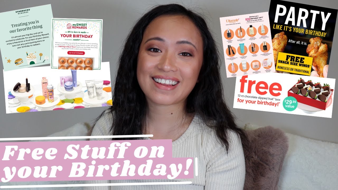 Celebrating a birthday? Here's where you can claim some free stuff