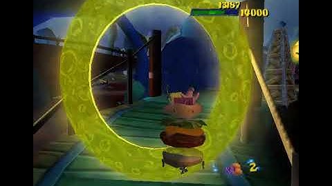 Spongebob Squarepants Movie Game No Weenie Parking Anytime Ring Challenge