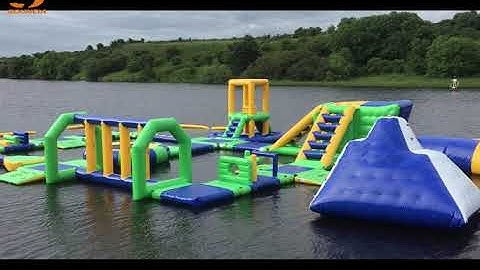 Bouncia Outdoor Inflatable Water Park Projects In England