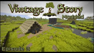 First House, First Deaths, First Tin Bronze - Vintage Story Modded - Ep. 3