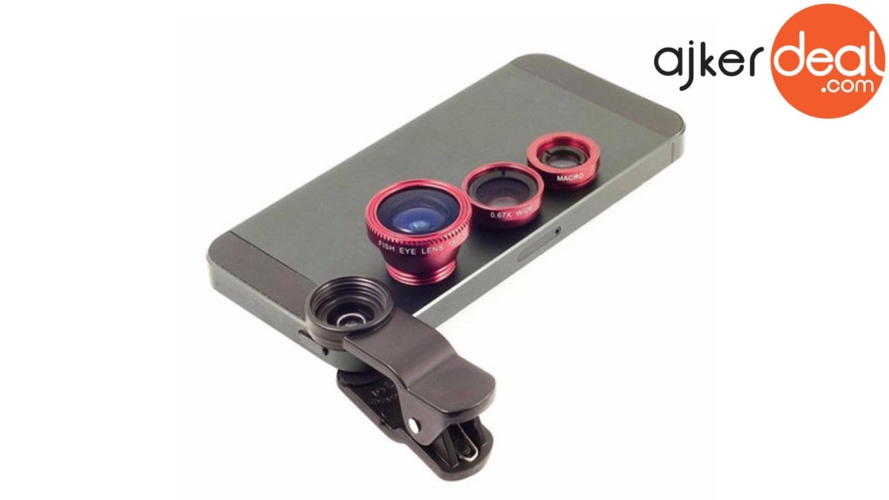 Universal clip Lens for Smartphone | Mobile Clip Lens | Ajkerdeal