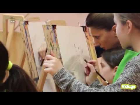 ხატვის წრეზე 9-12 წლიანების ჯგუფში ❤