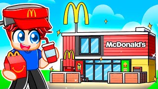 How To Build a MODERN MCDONALDS HOUSE in Roblox!