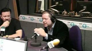 Richard Bacon, Ricky Gervais, Jon Culshaw, Peter Fincham  BBC 5 Live 07.03.11 Part 1 of 9