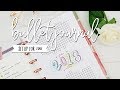Planner Set-up: 2018 Bullet Journal in Discbound Notebook | Nicole's Journal