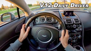 The V12 Daily Driver You Need to Hear -2012 Aston Martin Rapide POV Drive (Binaural Audio)