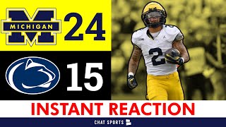 Michigan Football DOMINATES Penn State 24-15 - Highlights, Reaction & News: Free Jim Harbaugh!