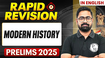 Complete Modern History Revision in 2 Hours for UPSC Prelims 2025 | UPSC Prelims Revision
