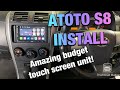 ATOTO S8 DOUBLE DIN INSTALL IN A 2013 TOYOTA COROLLA