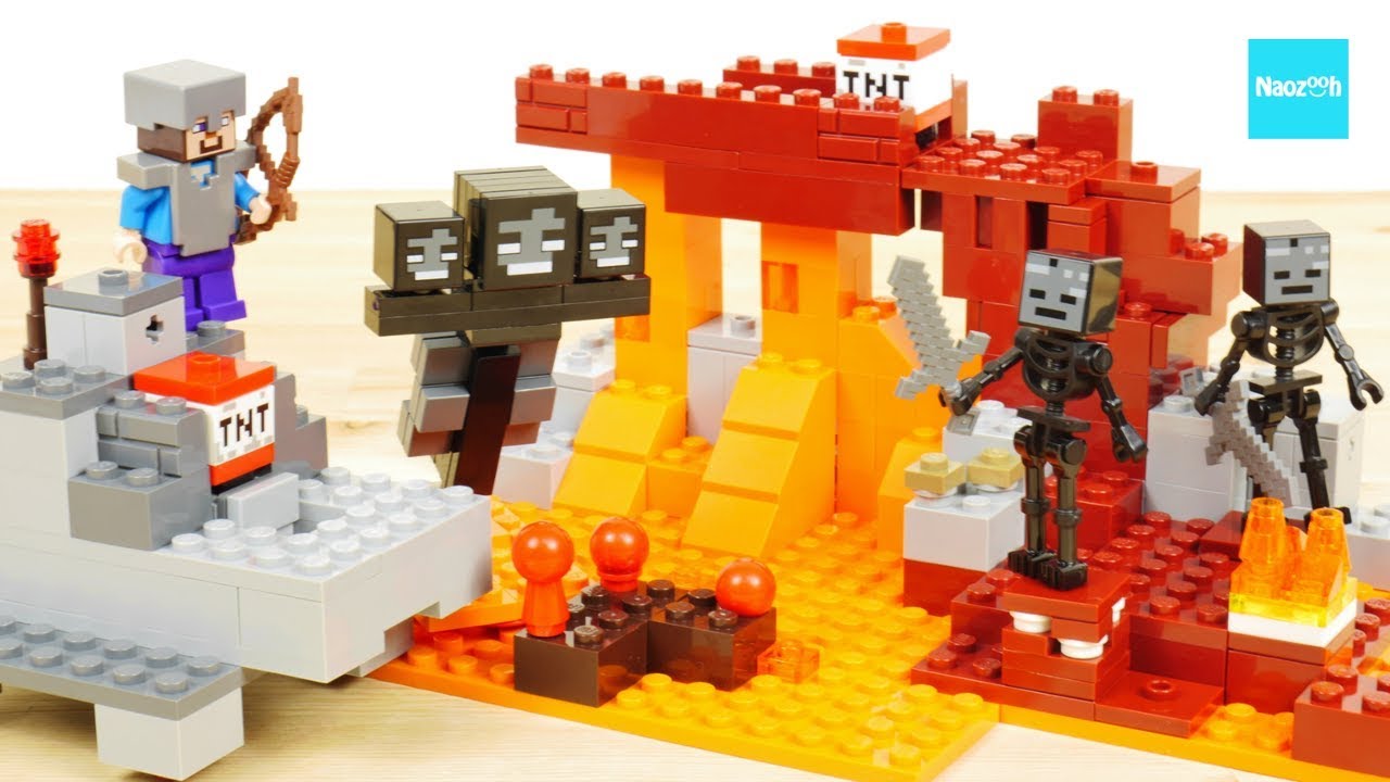 レゴ マインクラフト ウィザー ネザー ウィザースケルトン Lego Minecraft The Wither Youtube
