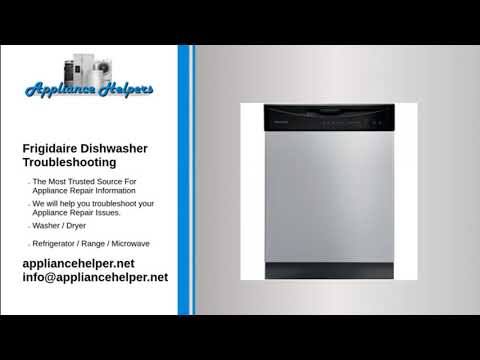 Frigidaire Dishwasher How to Use 