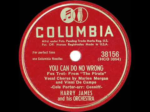 1947 Harry James  You Can Do No Wrong Marion Morgan amp Vinni De Campo vocal