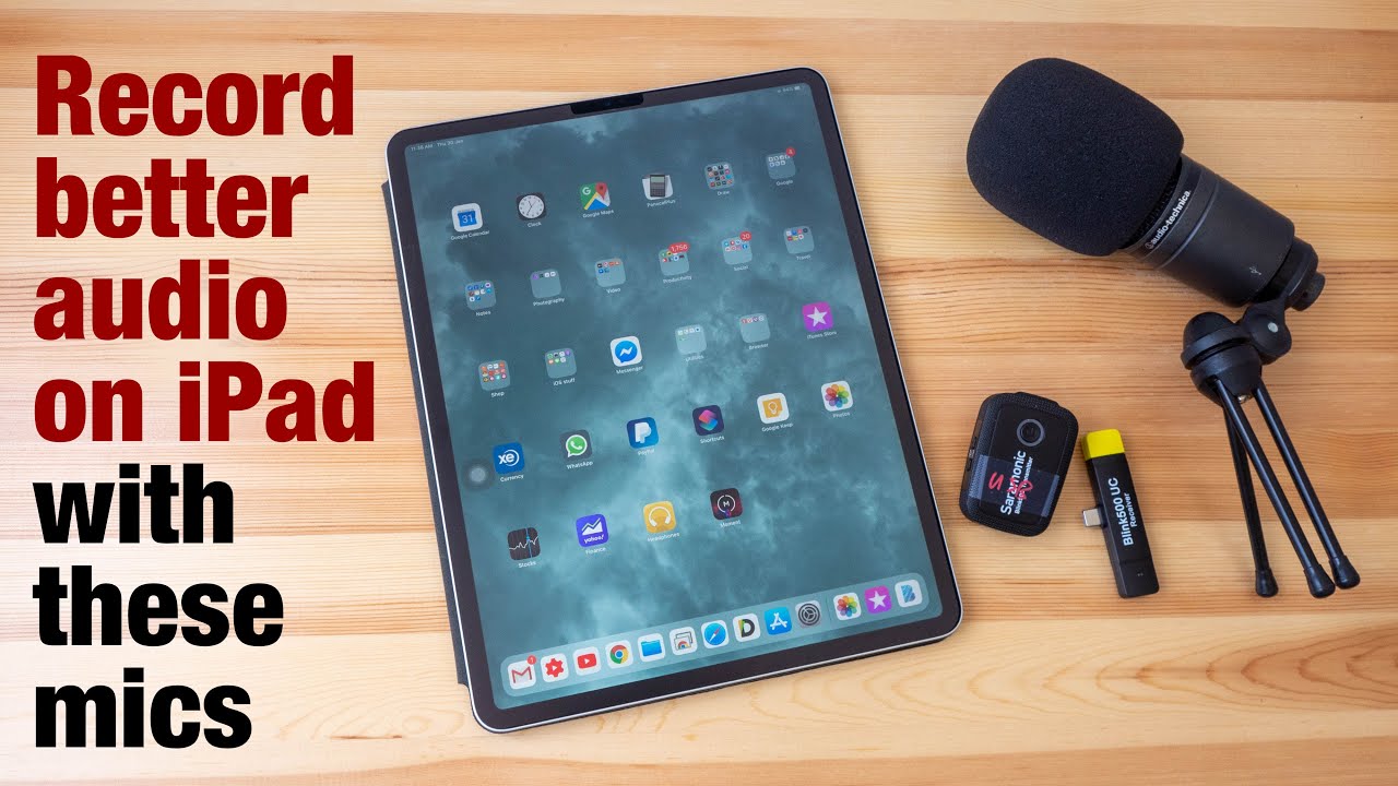 How to use external mics to record with an iPad YouTube