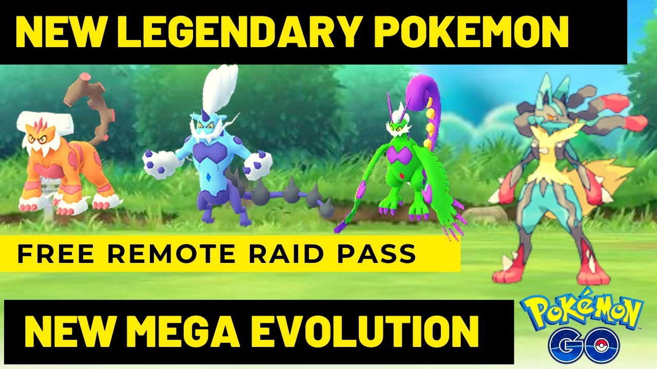 Mega Lucario * New Legendary Pokémon Go | Tornadus Thundurus Landorus | Special Research | prvn3122