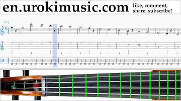 How to Play Violin The Pink Panther - Theme Song Tabs Part#1 exercises, scales um-i352