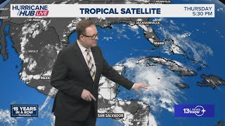 Tropics Update: Warm water temperatures, but Saharan dust keeps things calm