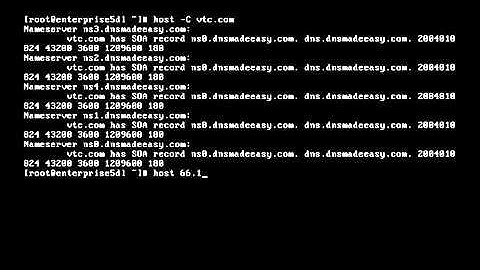 Red hat linux tutorial 36  Exploring DNS with the host Command