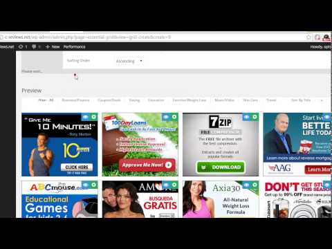 Essential grid Random order setting
