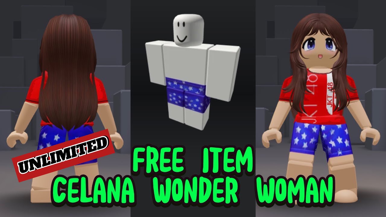 Cara Mendapatkan ITEM GRATIS CELANA WONDER WOMAN di ROBLOX 😍