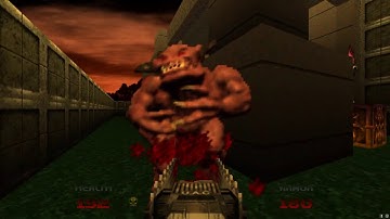 Doom 64 - (Map 10) The Bleeding - 100% Kills / Items / Secrets