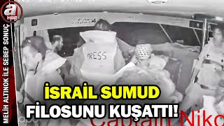 İsrail, Gazze&#39;ye giden Sumud Filosunu kuşattı! Tek canlı yayın A Haber&#39;de