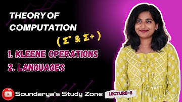 Kleene Operators and Languages Explained | Theory of Computation | Lecture-3.