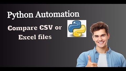 Python Automation Compare Two CSV or Excel #pythontutorial #automation