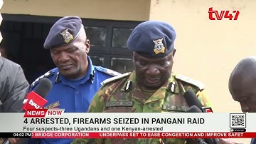4 arrested, firearms seized in Pangani raid