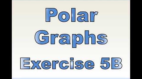 A2 Further Maths - Core - Polar Graphs