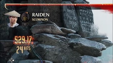 Mortal Kombat 1. Raiden - Scorpion  50% Combo. Breaking players will to fight ⚡🦂