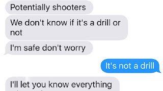 As the Parkland students hid from the shooter these are the text messages they sent