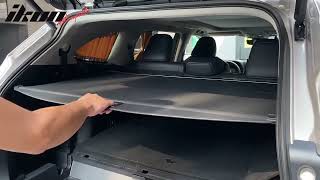 How to Install Toyota Highlander Cargo Cover and Before & After Review