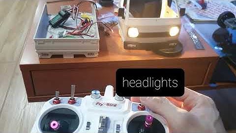 WPL D12 KM custom lights